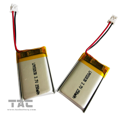 LP052030 3.7V 250mAh Polymer Lithium Lipo Battery Isi Ulang Untuk Bluetooth