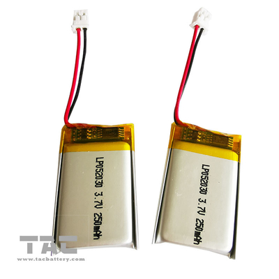 LP052030 3.7V 250mAh Polymer Lithium Lipo Battery Isi Ulang Untuk Bluetooth