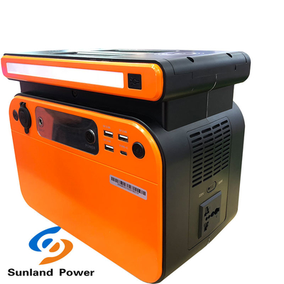 Sistem Energi Pembangkit Listrik Tenaga Surya Off Grid 500w Portable Solar Generator Untuk Keluarga