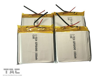3.7V 1000MAH Li - Ion Polymer Rechargeable Battery untuk Pelacakan Perangkat