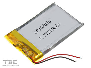 3,7 Volt 210 MAH Li Ion Polymer Battery, Gsp452035 Li - Polymer Battery Pack
