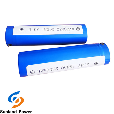ICR18650 3.7V 2200mah Baterai Silinder Lithium Ion Untuk Peralatan Rumah Tangga