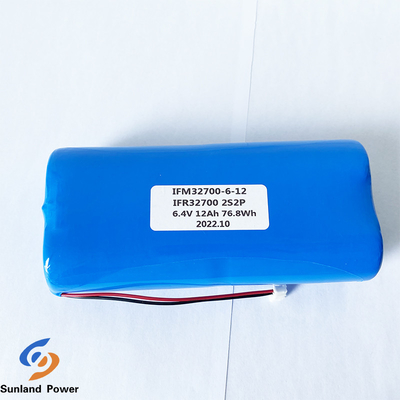 Baterai IFR32700 2S2P 6.4V 12AH 3.2V LiFePO4 Untuk Pagar Listrik