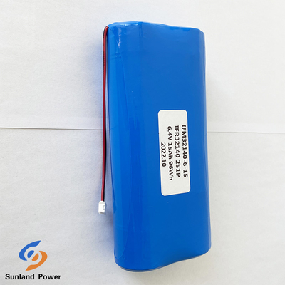IFR32140 2S1P 6.4V 15AH 3.2V LiFePO4 Battery Pack Untuk Pagar Listrik Tenaga Surya