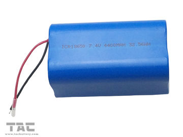 18650 Lithium Ion Cylindrical Battery 7.4V Dengan ROHS REACH