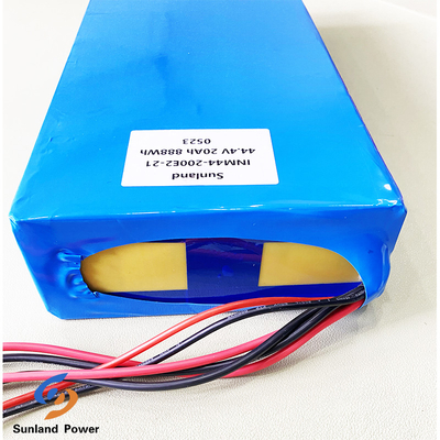 Flat INR21700 12S5P 44.4V 20Ah Paket Baterai Lithium Ion Untuk Skuter Listrik