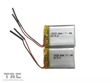 GSP552535 Rechargeable Li Polymer Battery LP552535 3.7V 400mAh Untuk IoT
