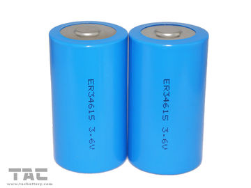 Kepadatan energi tinggi 3.6V Lithium Battery dari ER34615 19000mAh untuk Alarm System