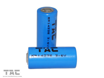 Densitas Energi Tinggi 1600mAh 3.6V LiSOCl2 Baterai Lithium Primer ER14335