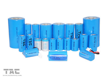 Baterai LiSOCl2 Ammeter ER17335 1800mAh 3.6V Tegangan Stabil Li socl2 baterai lithium