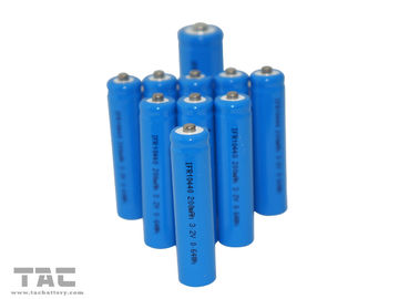 Biru PVC 3.2V LiFePO4 Battery AA 14500 600mah Untuk Lampu Tenaga Surya Dan LED