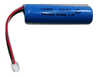 14505 aa 600mah 3.2V Lifepo4 Battery Pack Dengan Pcb Untuk Lampu Kilat