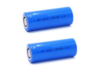 Baterai 3.2V LiFePO4 Jenis Energi 26650 Silinder 3300mAh untuk Paket Baterai E-sepeda