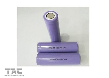 Baterai Silinder Li - Ion 18 * 65MM 18650 3,7 Volts 3200mAh Untuk Lulus BSMI