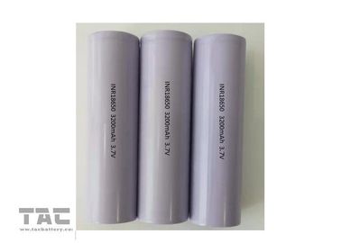 Baterai Silinder Li - Ion 18 * 65MM 18650 3,7 Volts 3200mAh Untuk Lulus BSMI