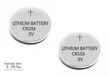 Energi Tinggi Baterai Lithium Coin Cell Primer CR1216A 3.0V / 25mA untuk Jam