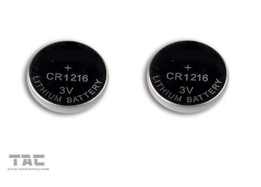 Energi Tinggi Baterai Lithium Coin Cell Primer CR1216A 3.0V / 25mA untuk Jam
