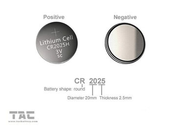 Baterai Sel Lithium Coin CR2025 3.0V 160mA Utama untuk Lampu LED