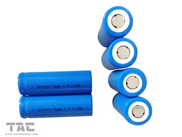 Baterai Lithium Ion Cylindrical Rechargeable LIR14430 700mAh Untuk Penerangan