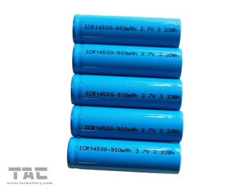 Rechargeable Lithium Ion Cylindrical Battery AA 3.7V 14500 Untuk Solar