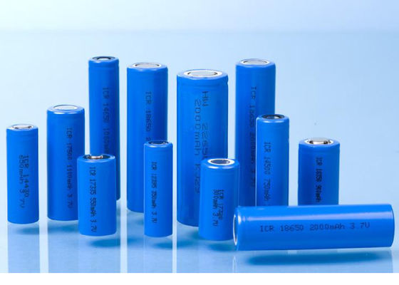 Baterai Lithium Ion Silinder Kepadatan Tinggi Energi LIR18650 1800mAh