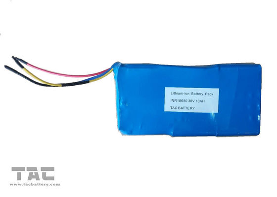 INR18650 Li-ion Battery Pack 36V 10AH dengan daya tinggi dishcarge saat ini Untuk EV