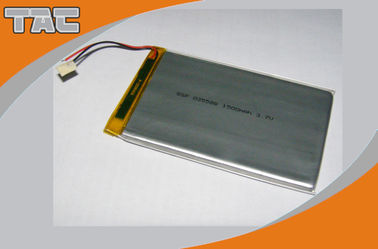 Baterai Lithium Ion Polymer GSP035088 3.7V 1500mAh Dengan PCB Untuk Mainan Elektrik