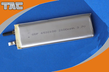 GSP6532100 3.7V 2100mAh Lithium Ion Polymer Batteries