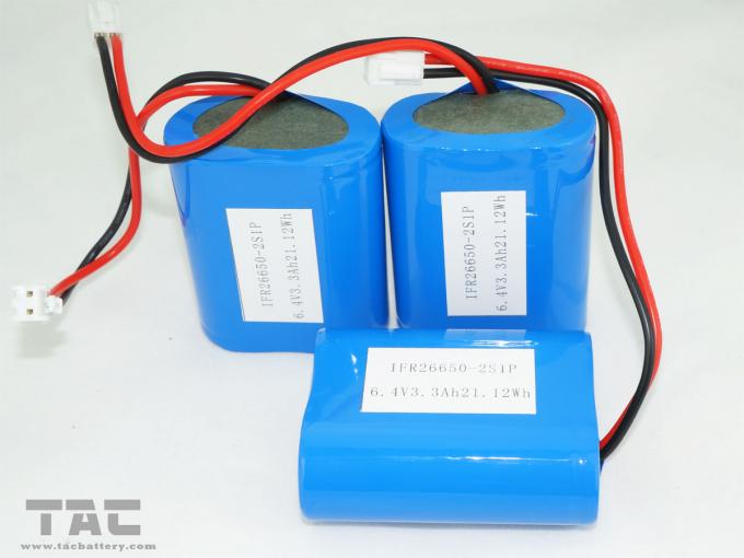 Baterai LiFePO4 3.3Ah 6V Kapasitas Tinggi Untuk dengan PCM Solar Product