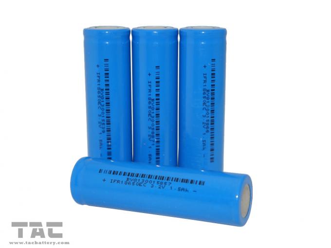 Baterai Li-ion IFR18650 3.2V LiFePO4 yang dapat diisi ulang untuk baterai e-bike