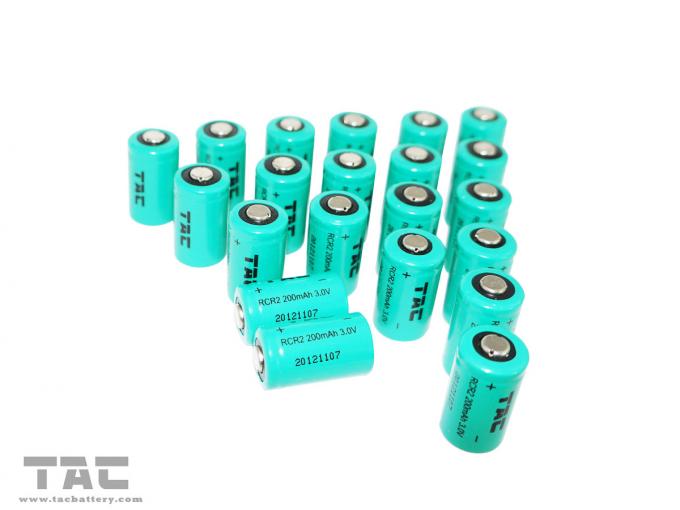 Baterai LiFePO4 CR2 / IFR15270 200mAh 3.0V yang dapat diisi ulang untuk sistem pemantauan jarak jauh