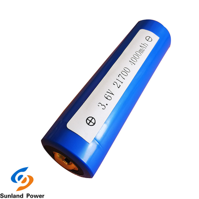 Baterai Silinder Lithium Biru ICR21700 3.6V 4000mah dengan USB 300 Kali Siklus Hidup