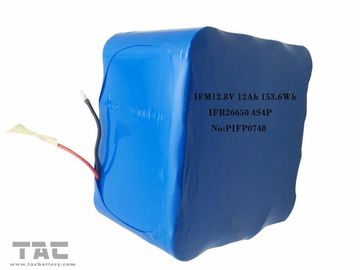 IFM12.8V 12Ah LiFePo4 Battery Pack 26650 4S4P Untuk Lampu Jalan Tenaga Surya