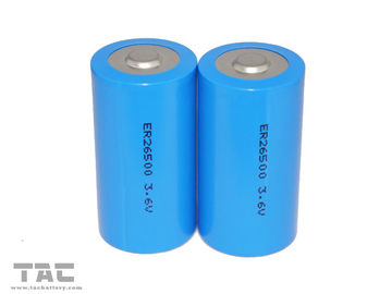 Baterai LiSOCl2 ER26500 ER 3.6V 9000mAh dengan Tegangan Pengoperasian yang Stabil