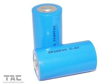Baterai LiSOCl2 ER26500 ER 3.6V 9000mAh dengan Tegangan Pengoperasian yang Stabil
