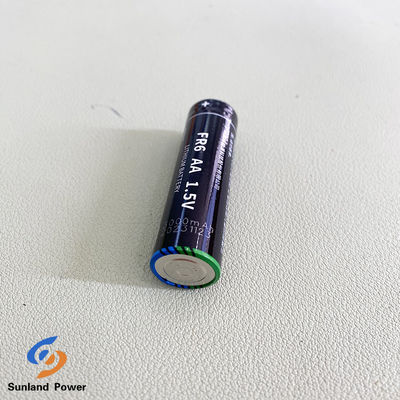Baterai Lithium Iron Non Rechargeable 1.5V 14500 / 14505 AA 3000mAh UL1642 Untuk Keypad