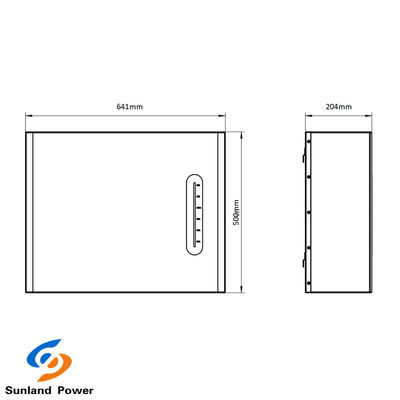 LiFePO4 Baterai 48V 100Ah Solar Panel Charger 5-15kWh Sistem penyimpanan energi untuk rumah