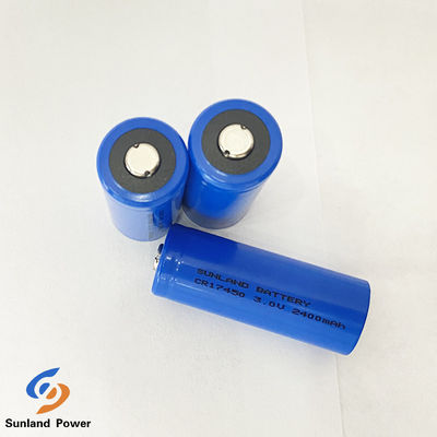 Baterai utama 3.0V CR17450 Smart Home 2400mAh Baterai Li-MnO2