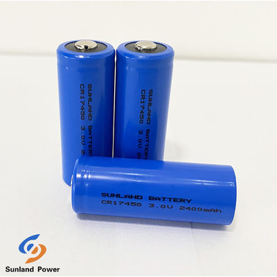 Baterai utama 3.0V CR17450 Smart Home 2400mAh Baterai Li-MnO2