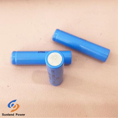 Baterai lithium isi ulang IFR10440 AAA 3.2V LiFePO4 200mAh Cell Flat Cap