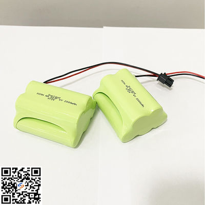 2000mAh Baterai NiMH AA isi ulang dengan 500 Siklus