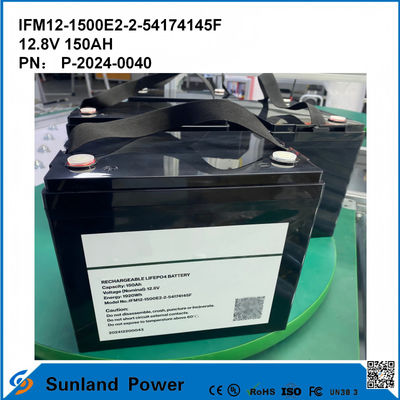 M8 Konektor 12V LiFepo4 Baterai untuk suhu operasi -20°C sampai 60°C