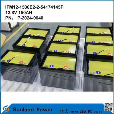 12V LiFePO4 Baterai Paket Durable Life 3-5 Tahun dengan ABS Plastic Housing Material dan tegangan nominal 12,8V