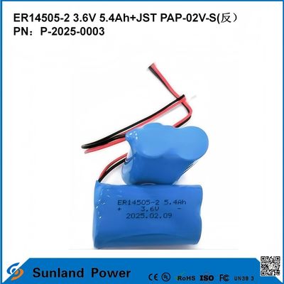 3.6V 5.4AH ER14505-2 Baterai utama Tegangan kerja tinggi dan stabil umur panjang