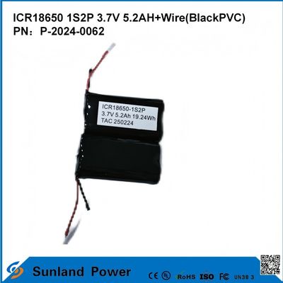 ICR18650-1S2P Baterai Untuk Keamanan Ketumpatan Energi Tinggi Dalam Berbagai Bidang Alat Daya Elektronik Konsumen Kendaraan Listrik
