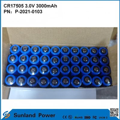 CR17505 3.0V 3000mAh Untuk Instrumen Cerdas Peralatan Medis Transportasi Dan Logistik Furnitur Cerdas Kapasitas Tinggi Kinerja Pelepasan yang Stabil Tegangan Keluar Kehidupan Layanan yang Lama