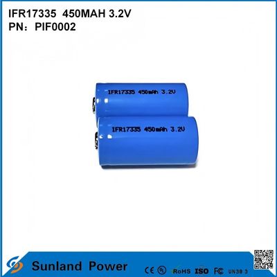 Baterai IFR17335 3.2V 450mah cocok untuk berbagai perangkat dan skenario, termasuk: Produk digital Peralatan pencahayaan Alat listrik Peralatan kecil Sistem penyimpanan energi