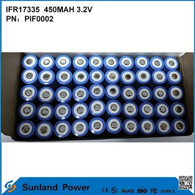 Baterai IFR17335 3.2V 450mah Untuk Berbagai Perangkat Dan Skenario Termasuk Produk Digital, Peralatan Penerangan, Alat Listrik, Peralatan Kecil, Sistem Penyimpanan Energi