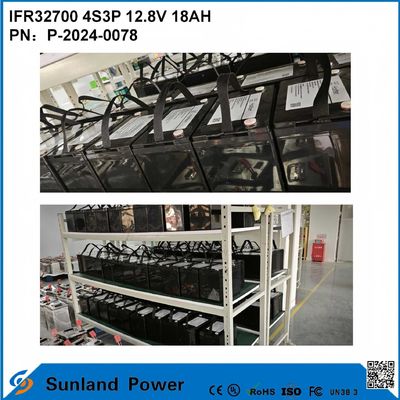 IFR32700 4S3P 12.8V 18Ah Untuk lampu banjir surya Cahaya tinggi LEDS Taman Lampu surya baterai lifepo4