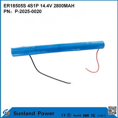 ER18505S 4S1P 14.4V 2800MAH Baterai berkapasitas tinggi tahan suhu tinggi